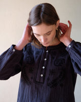 Immaculate Vegan - BIBICO Fara Embroidered Blouse