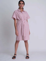 Immaculate Vegan - BIBICO Dahlia Shirt Dress L / Stripe