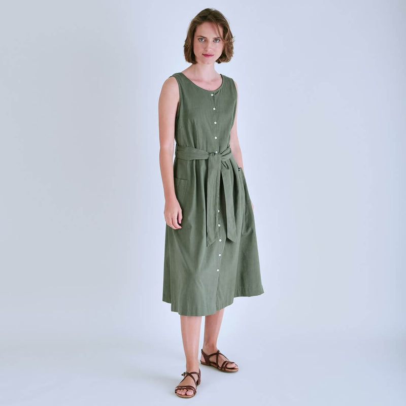 BIBICO Margot Linen Sleeveless Dress