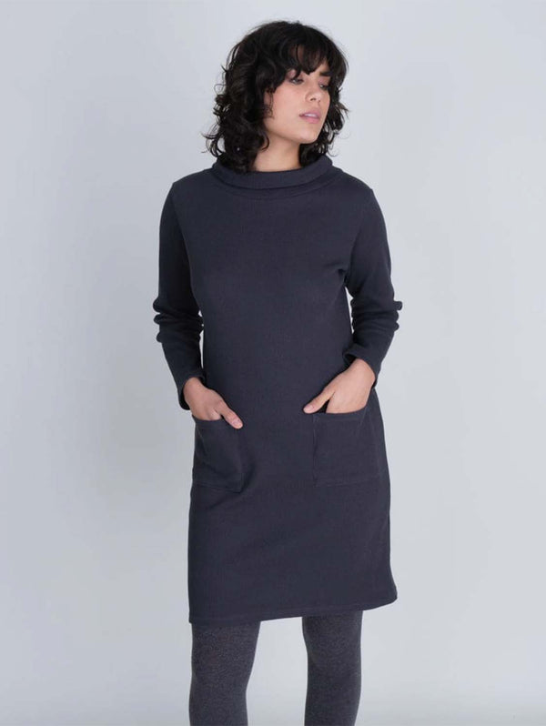 BIBICO Erica Casual Jersey Dress S / Grey
