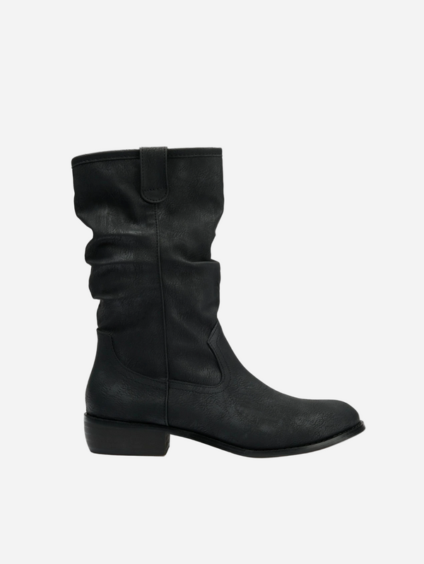 Prune Women's Vegan Leather Western Boots | Black
