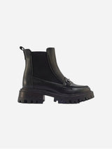 Immaculate Vegan - Prologue Shoes Vesper Buckled Chelsea Boots | Black