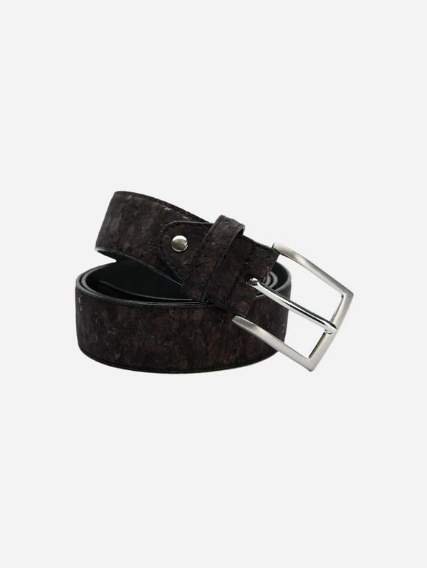 Men's Vegan Cork Belt | Black