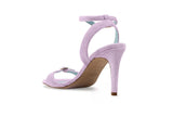 Immaculate Vegan - BLOOM Anna Vegan Velvet Heeled Sandals | Lilac