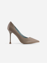 Immaculate Vegan - BLOOM Juliette Apple Leather Heeled Vegan Pumps | Taupe