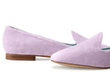 Immaculate Vegan - BLOOM Tara Vegan Velvet Slipper Pumps | Lilac