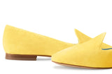 Immaculate Vegan - BLOOM Tara Vegan Velvet Slipper Pumps | Yellow