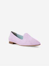 Immaculate Vegan - BLOOM Tara Vegan Velvet Slipper Pumps | Lilac UK3 / EU36 / US5