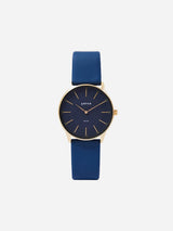 Immaculate Vegan - Votch Solar Classic Appleskin Vegan Leather Watch | Gold & Black with Navy Watch