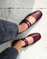 Immaculate Vegan - Bohema Cherry Mary Jane Pumps Ballerinas