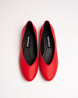 Immaculate Vegan - Bohema Pumps Red vegan ballerinas made of corn leather