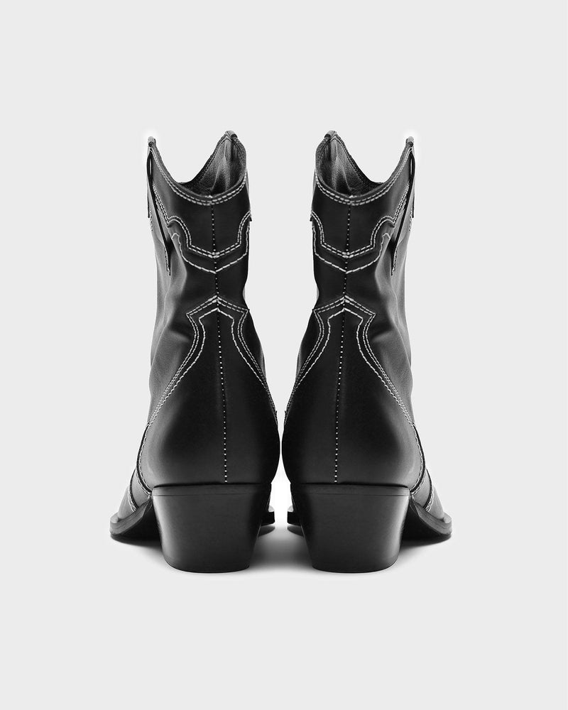 Bohema Stitchy Cowboy Boots made of Viridis corn leather