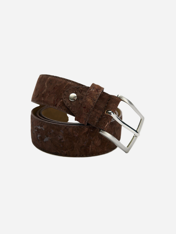 Men's Vegan Cork Belt | Brown