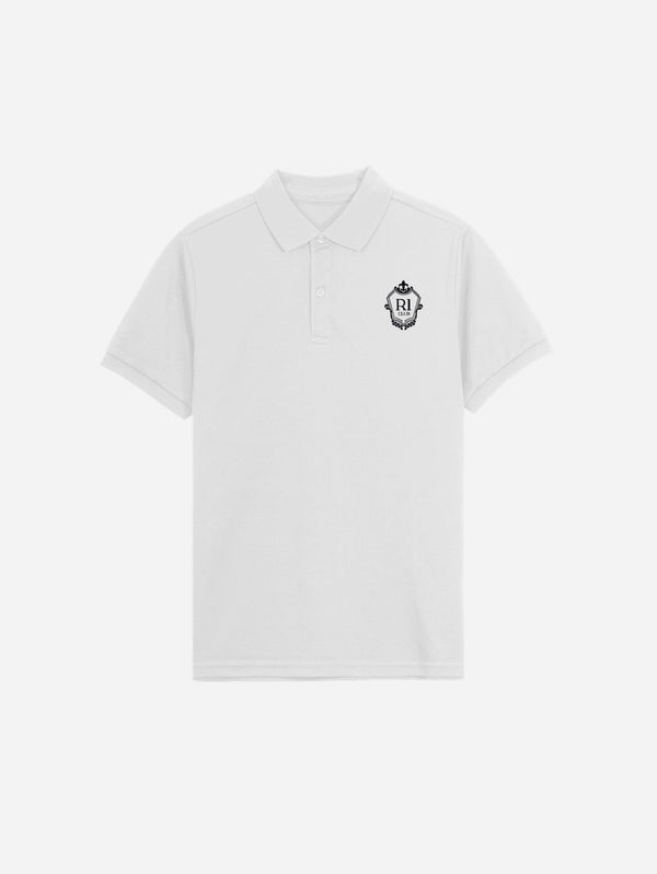 Reflexone R1 CLUB Unisex Organic Cotton Polo Shirt | White White / S