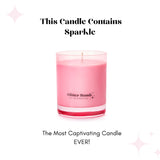 Immaculate Vegan - Pink Cosmos Glitter Bomb™ 230g Gift Candle | Blackcurrant, Vanilla & Jasmine