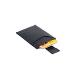 Immaculate Vegan - Canussa Persimmon Slim Vegan Card holder -  Black