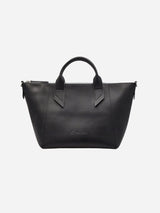 Immaculate Vegan - Canussa Trotto Vegan Leather Tote Bag | Black/Grey