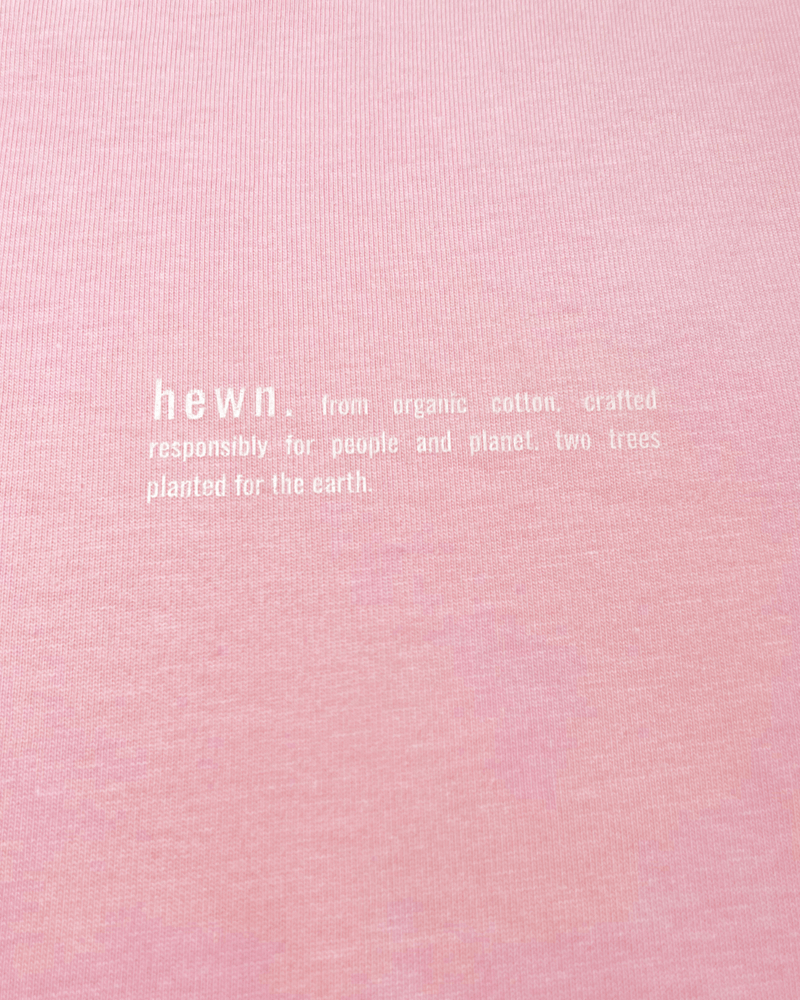 hewn. Womens Organic Cotton Relaxed-fit Zip Hoodie in Cherry Blossom Pink
