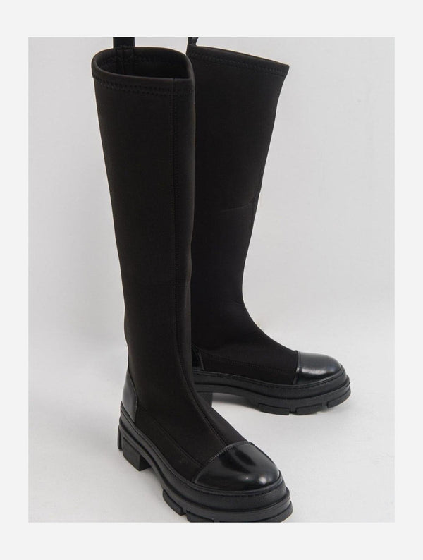 Prologue Shoes Bella Black Scuba Boot (Women)