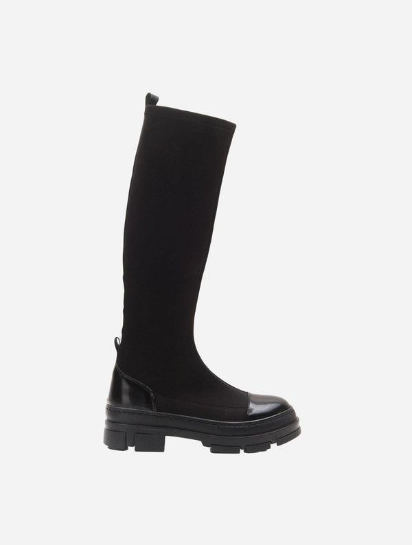 Prologue Shoes Bella Black Scuba Boot (Women)