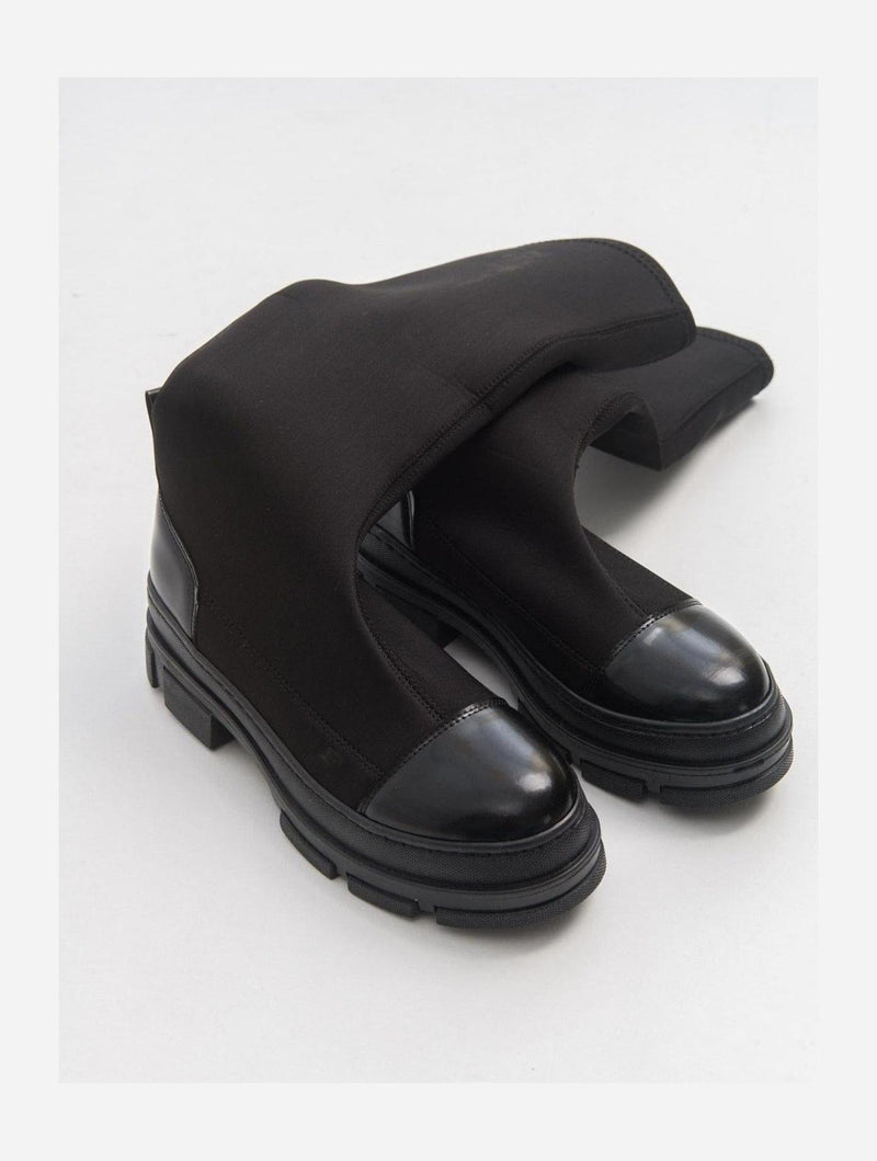 Prologue Shoes Bella Black Scuba Boot (Women)