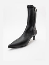 Immaculate Vegan - Prologue Shoes Lewin Black Cilt Pointed Toe Stiletto Boot (Women)