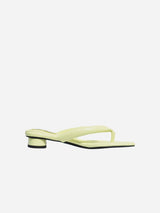 Immaculate Vegan - Collection and Co OLIVIA, Yellow Open Toe Mules Neon Yellow / 41