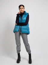 Immaculate Vegan - CULTHREAD Arundel Hooded Vegan Vest | Sky Blue