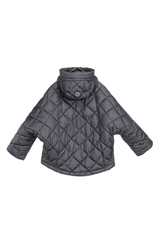 Immaculate Vegan - CULTHREAD PRINCEDALE short black cape puffer jacket