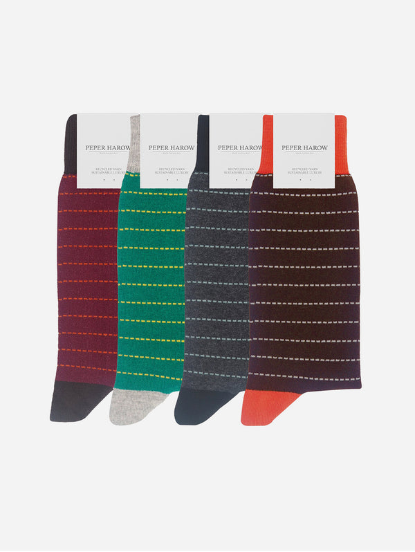 Dash Men’s Recycled Cotton Sock Bundle | Multiple Colours
