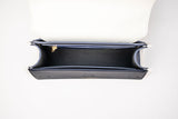 Immaculate Vegan - Eslla Dharma Desserto Cactus Leather Vegan Crossbody With Matte Gold Chain | Navy & White Trim