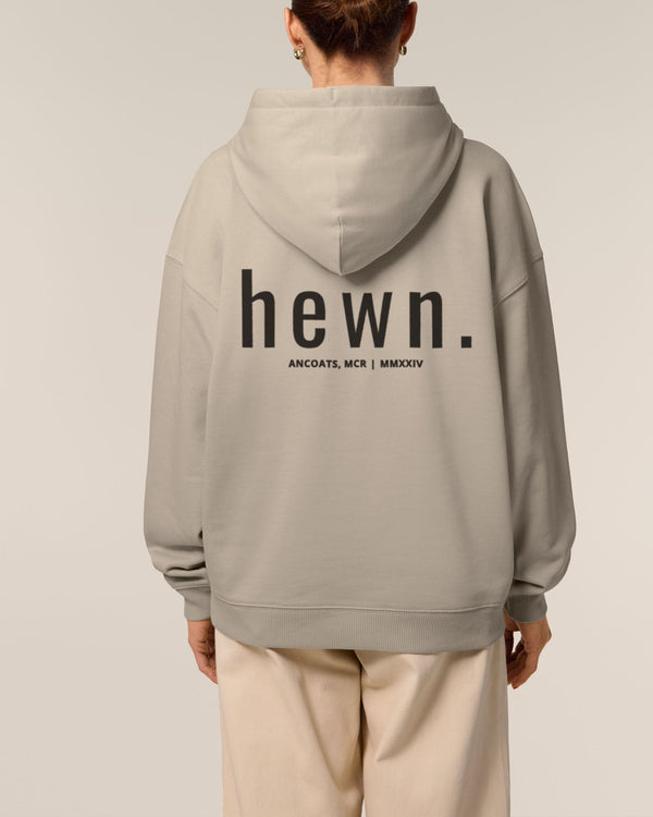 Women's Organic Cotton Signature Oversized Hoodie | Limestone Grey