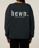 Immaculate Vegan - Women's Organic Cotton Signature Oversized Sweatshirt | Jet Black