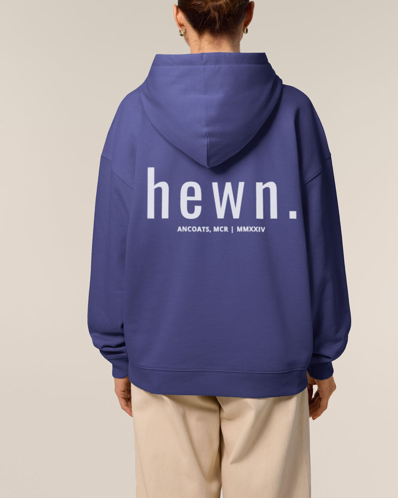 Women's Organic Cotton Signature Oversized Hoodie | Dusk Purple