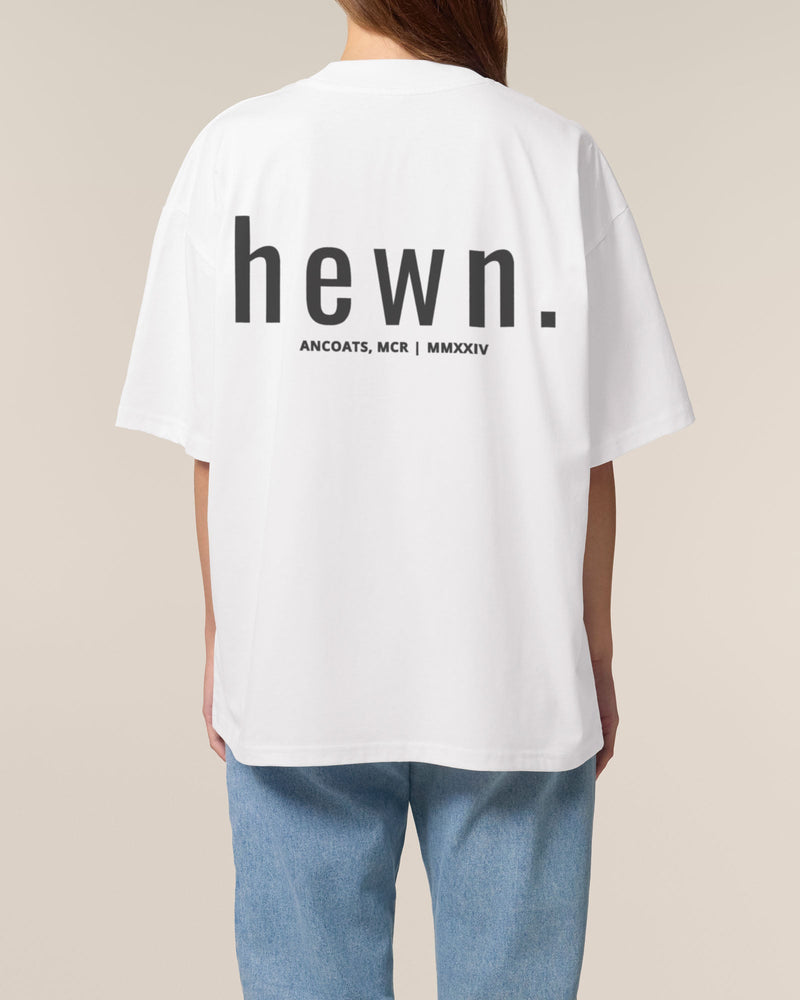 Women's Organic Cotton Signature Oversized T-Shirt | Snow White