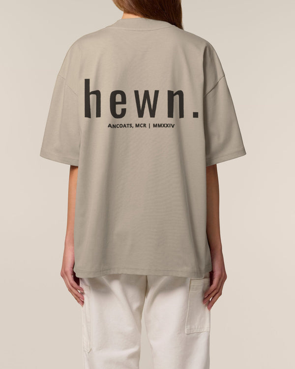 Women's Organic Cotton Signature Oversized T-Shirt | Limestone Grey