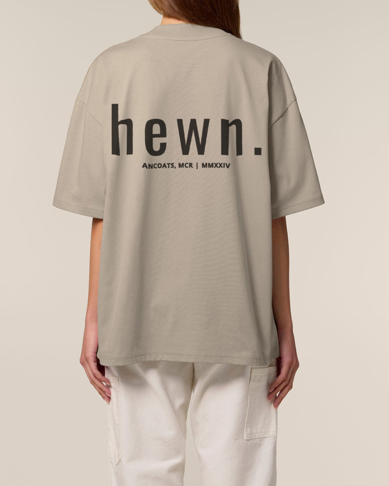 Women's Organic Cotton Signature Oversized T-Shirt | Limestone Grey