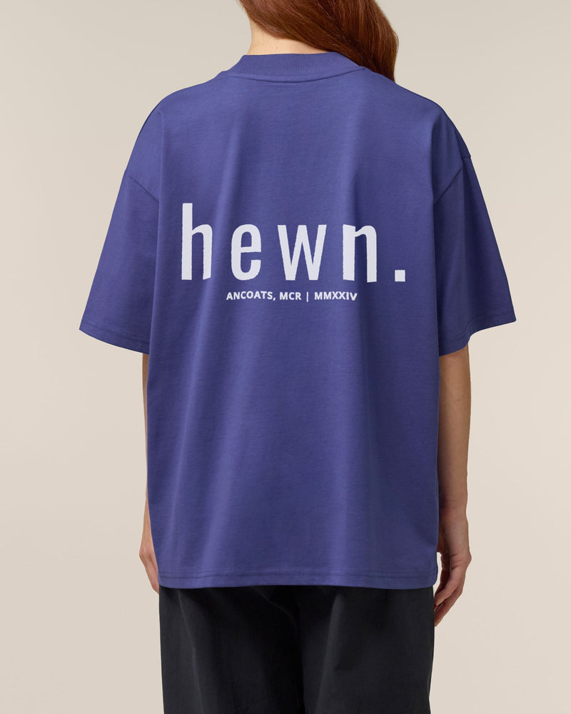 Women's Organic Cotton Signature Oversized T-Shirt | Dusk Purple