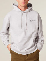 Immaculate Vegan - hewn. Mens Organic Cotton Signature Oversized Hoodie in Cloud Grey Marl