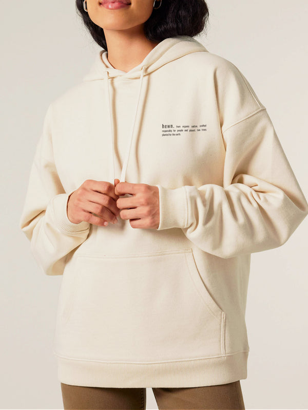 Women's Organic Cotton Signature Oversized Hoodie | Natural Cotton