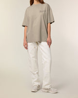 Immaculate Vegan - Women's Organic Cotton Signature Oversized T-Shirt | Limestone Grey