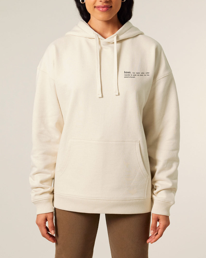 Women's Organic Cotton Signature Oversized Hoodie | Natural Cotton
