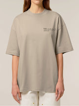 Immaculate Vegan - Women's Organic Cotton Signature Oversized T-Shirt | Limestone Grey