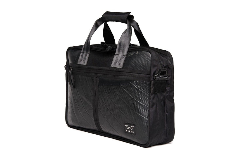 Ecowings Elegant Eagle Upcycled Tires Vegan Laptop Bag | Multiple Colours