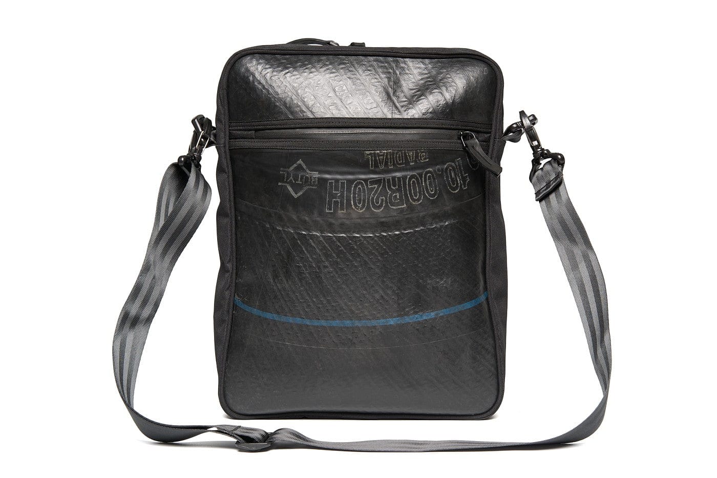 Ecowings - Raven Upcycled Tyre Vegan Laptop Shoulder Bag | Black Ecowings - Raven Upcycled Tyre Vegan Laptop Shoulder Bag | Black