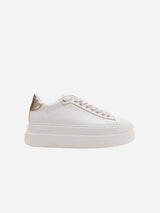 Immaculate Vegan - Violette Vegan Leather Platform Sneakers | White