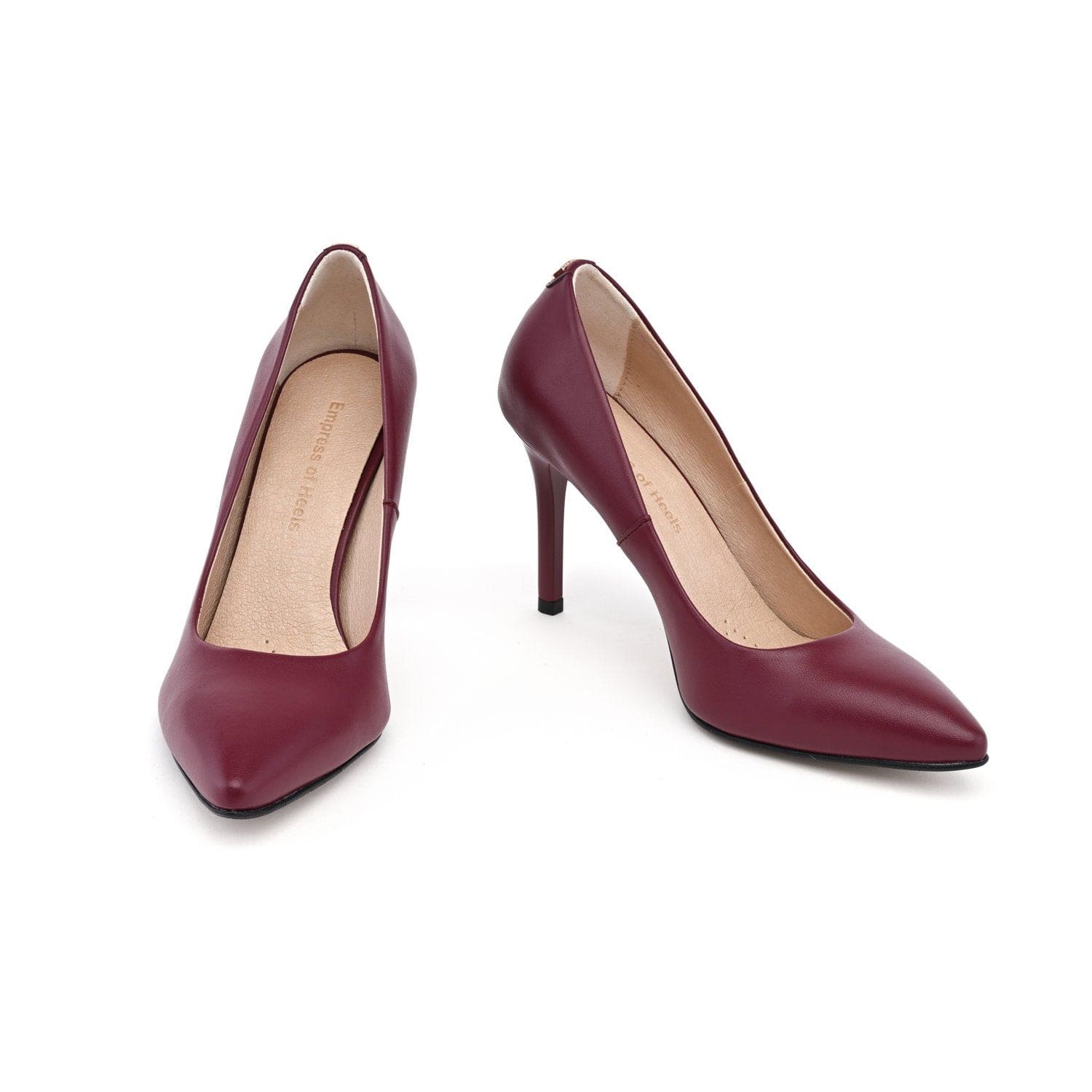 Empress of Heels Burgundy Bliss - vegan 95mm heels