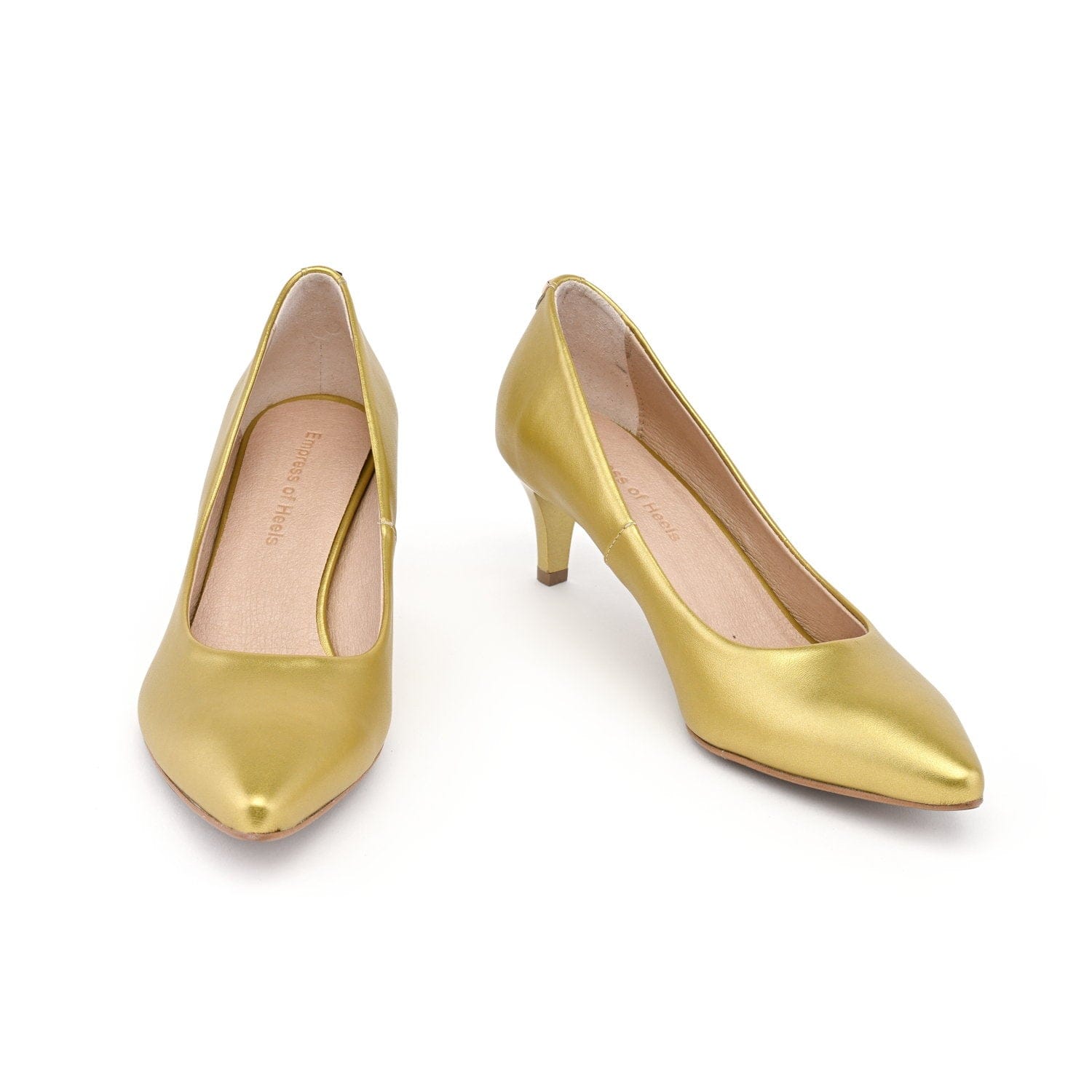 Empress of Heels Golden Glamour - vegan 55mm heels