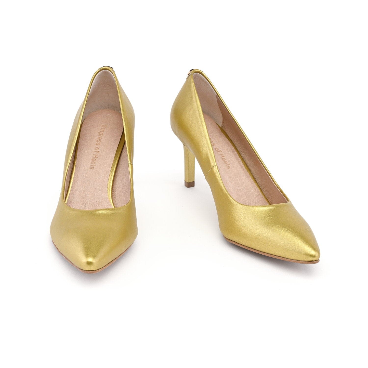 Empress of Heels Golden Glamour - vegan 75mm heels