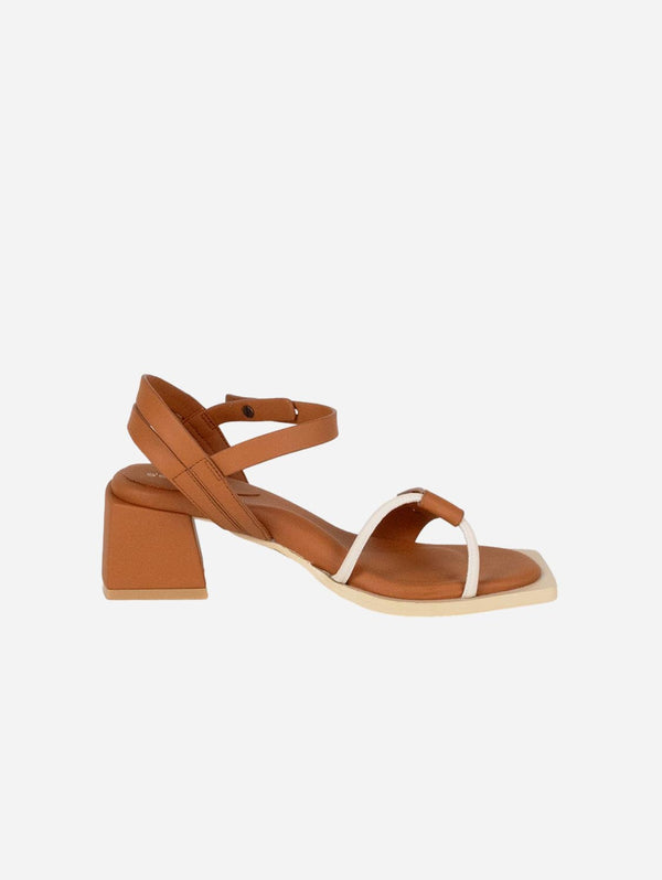 The Squoval Vegan Apple Leather Heeled Sandal | Multiple Colours